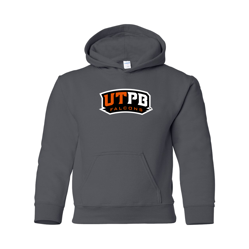 Youth UTPB Falcons Gildan Heavy Blend  Hooded Sweatshirt